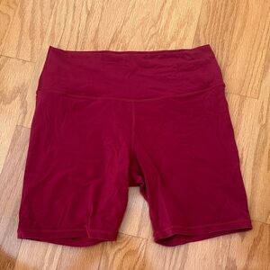 Athleta Women's Burgundy Bike Shorts
